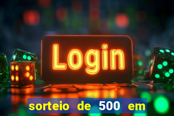 sorteio de 500 em cash toda segunda feira novibet