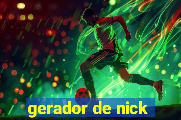 gerador de nick