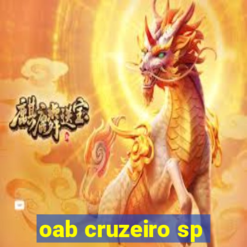 oab cruzeiro sp