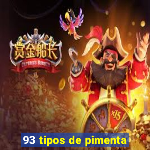 93 tipos de pimenta